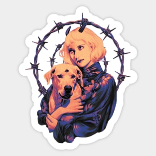 Yonger Bette Baby Jane Black Metal Sticker